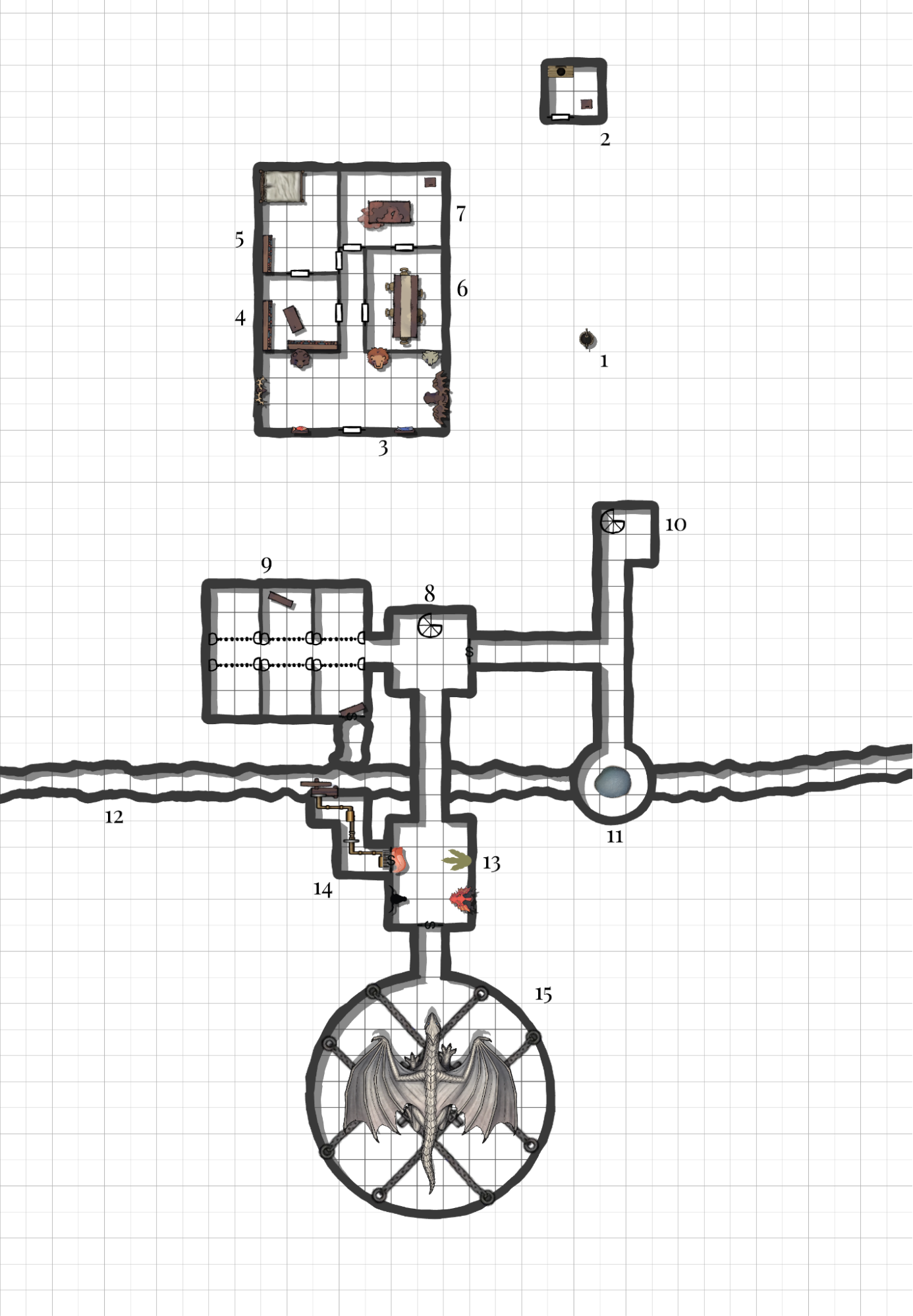 lodge and underground map