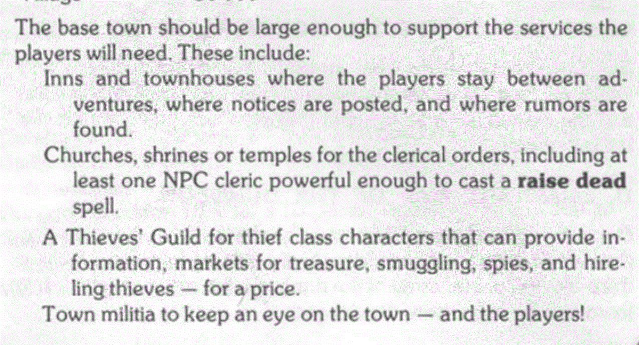 Old BX excerpt about the priest with Raise Dead
